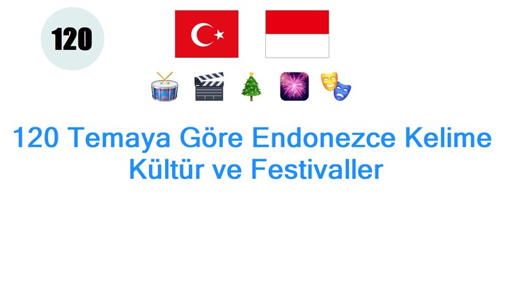120 Temaya Göre Endonezce Kelime: Kültür ve Festivaller